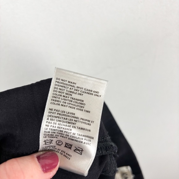 L’agence Rochelle Black Coated Pull On Jeans Sz M - Picture 9 of 9
